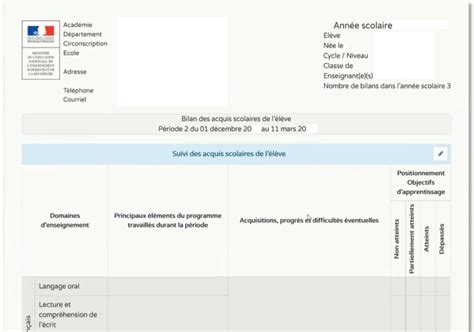 livret scolaire en ligne gratuit.
